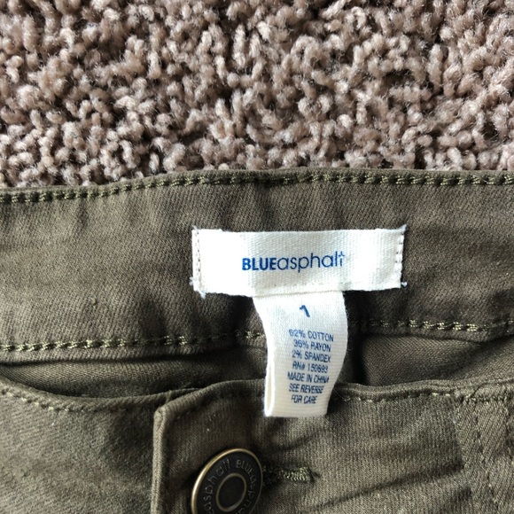 army green ripped skinny jeans - Picture 3 of 3